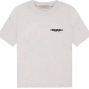 Fear of God Essentials Light Oatmeal Tee (XS-XL)